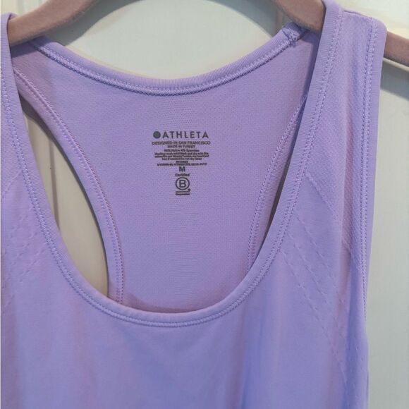 Athleta Purple Fitted Tank Top - Picture 3 of 5